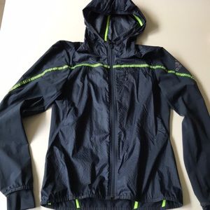 Adidas climalite running rain jacket/windbreaker